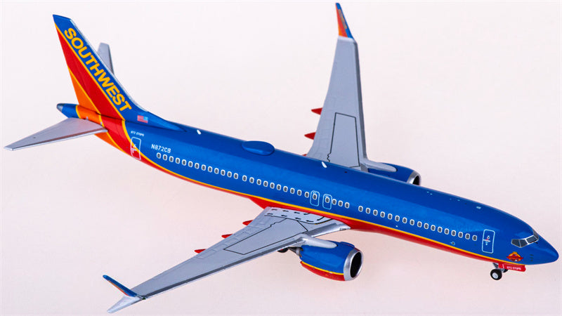 NG Models Southwest Airlines Boeing 737 MAX 8 N872CB 1:400 Diecast Model view 1