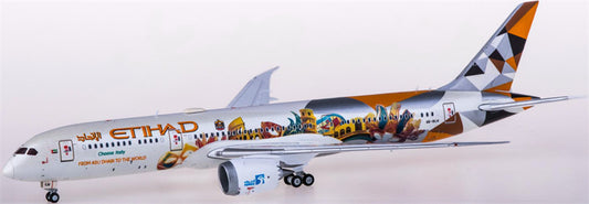 JC Wings Etihad Airways Boeing 787-9 Dreamliner A6-BLH Choose Italy Livery 1:400 Diecast Model view 1