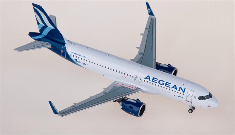 NG Models Aegeanair for Airbus A320neo SX-NEK 1:400 Airplane Pre-built  Airliner Model Display
