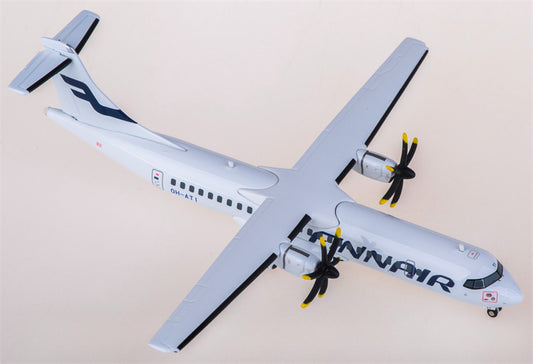 Herpa Finnair for ATR-72-500 OH-ATI 1:200 Airplane Pre-built Airliner Model Display