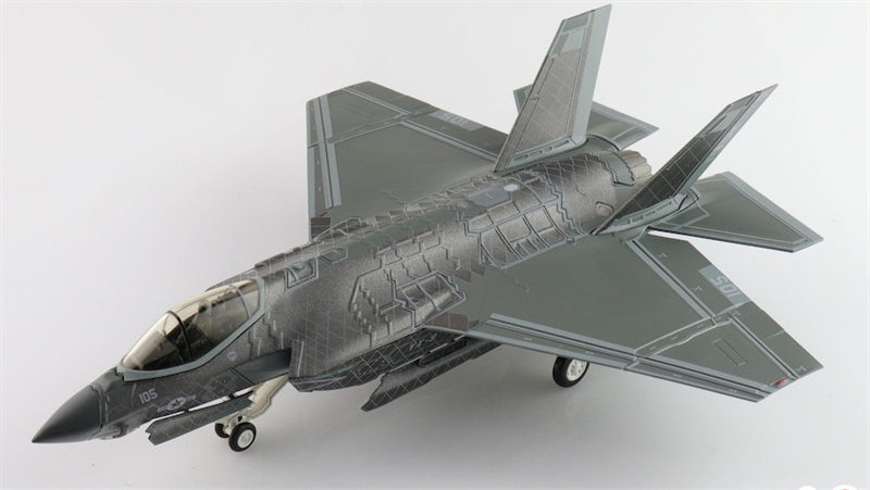HOBBY MASTER F35C Lightning II JSF Black Chrome XE-105/168842 US Navy August 2022 1:72 Aircraft Pre-built Model