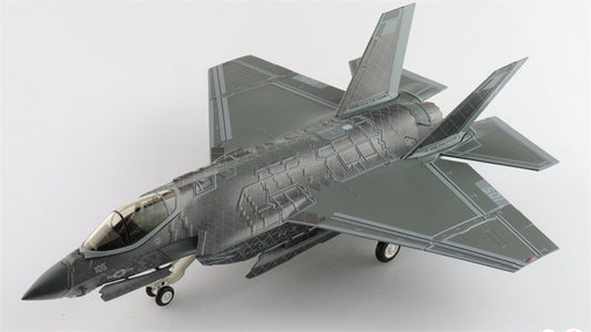 HOBBY MASTER F35C Lightning II JSF Black Chrome XE-105/168842 US Navy August 2022 1:72 Aircraft Pre-built Model