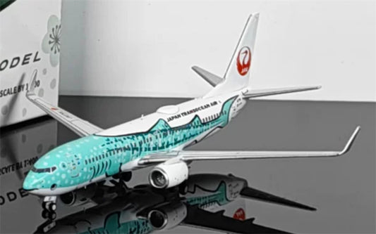 C Model 1:400 Japan Transocean Air B737-800 JA07RK DIECAST Model