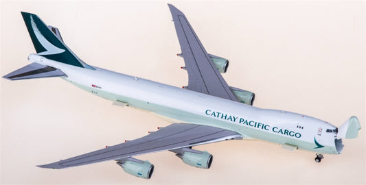 JC Wings Cathay Pacific Cargo Boeing 747-8F B-LJI Interactive Series 1:400 Diecast Model view 1