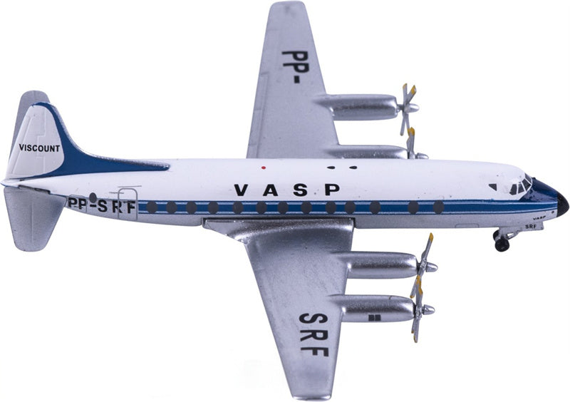 Aeroclassics 1:400 VASP Vickers Viscount 827 PP-SRF  Diecast Model