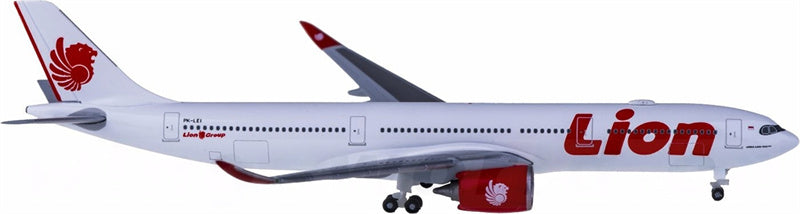 Herpa Lion Air for Airbus A330-900neo PK-LEI 1:500 Airplane Pre-built  Airliner Model Display
