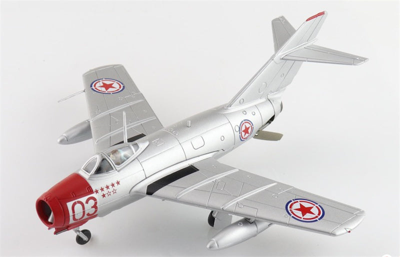 HOBBY MASTER MIG-15bis Red 03 Chinese People's Volunteers Air Force 1950s 1:72 Aircraft Pre-built Model