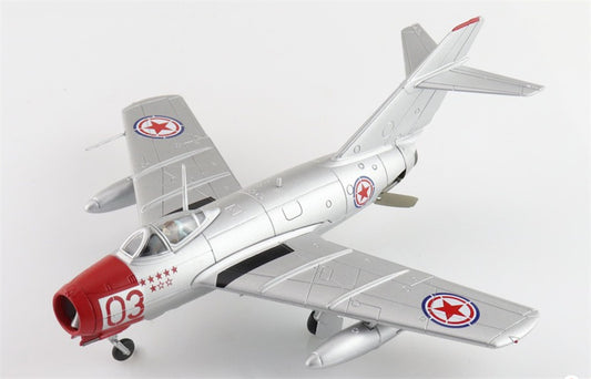 HOBBY MASTER MIG-15bis Red 03 Chinese People's Volunteers Air Force 1950s 1:72 Aircraft Pre-built Model