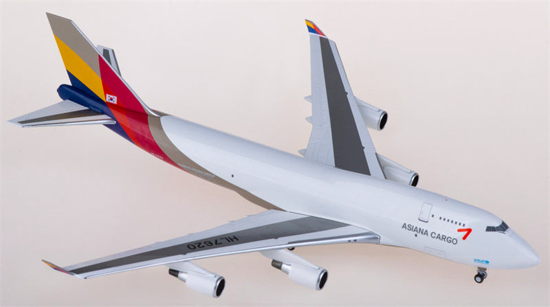 NG Models Asiana Cargo Boeing 747-400BDSF HL7620 1:400 Diecast Model view 4