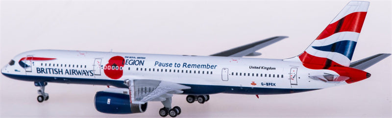 NG Models British Airways Boeing 757-200 G-BPEK 1:400 Diecast Model view 4
