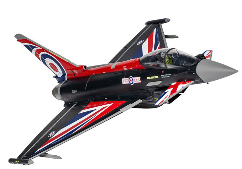 CORGI Eurofighter Typhoon FGR4 Blackjack RAF Coningsby 2022 RAF Typhoon Display 1:48 Aircraft Pre-built Model