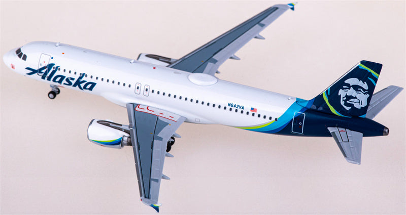 NG Models Alaska Airlines Airbus A320 N642VA 1:400 Diecast Model view 4