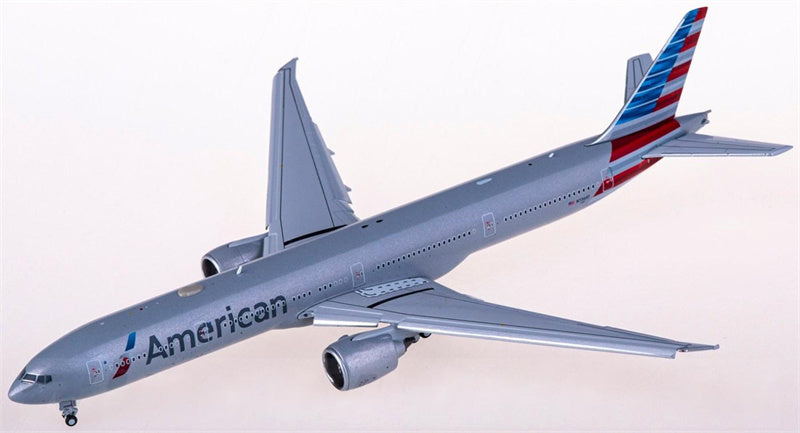 Geminijets American Airlines Boeing 777-300ER N736AT Flaps Down 1:400 Diecast Model view 3