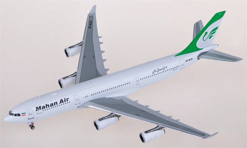 Phoenix Mahan Air Airbus A340-200 EP-MJA 1:400 Diecast Model view 1