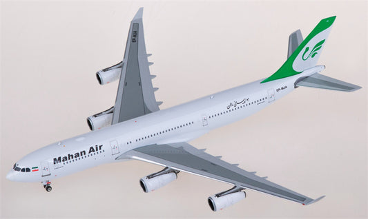 Phoenix Mahan Air Airbus A340-200 EP-MJA 1:400 Diecast Model view 1