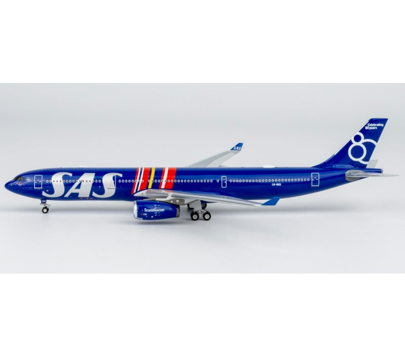 NG Models 1:400 SAS A330-300 LN-RKR Regular version DIECAST Model