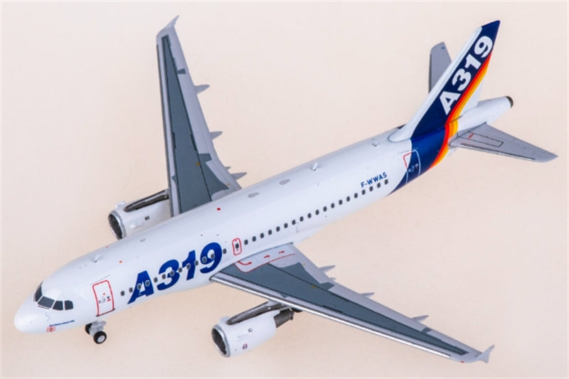 Kylin 1:400 Airbus A319 F-WWAS Diecast Model view 2