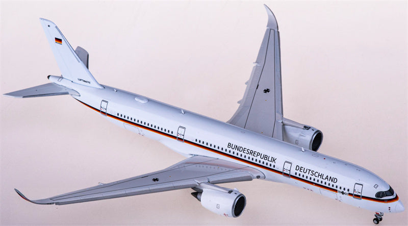 JC Wings Germany Air Force Airbus A350-900ACJ 10+01 Flaps Down 1:400 Diecast Model view 1