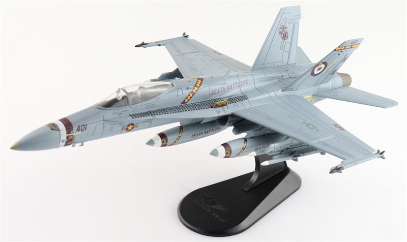 HOBBY MASTER F/A-18C Hornet Death Rattlers 165220NA-401 VMFA-323 US Marines 2021 1:72 Aircraft Pre-built Model