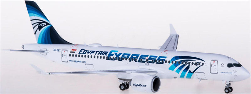 Herpa EgyptAir Airbus A220-300 SU-GEX 1:200 Diecast Model view 2