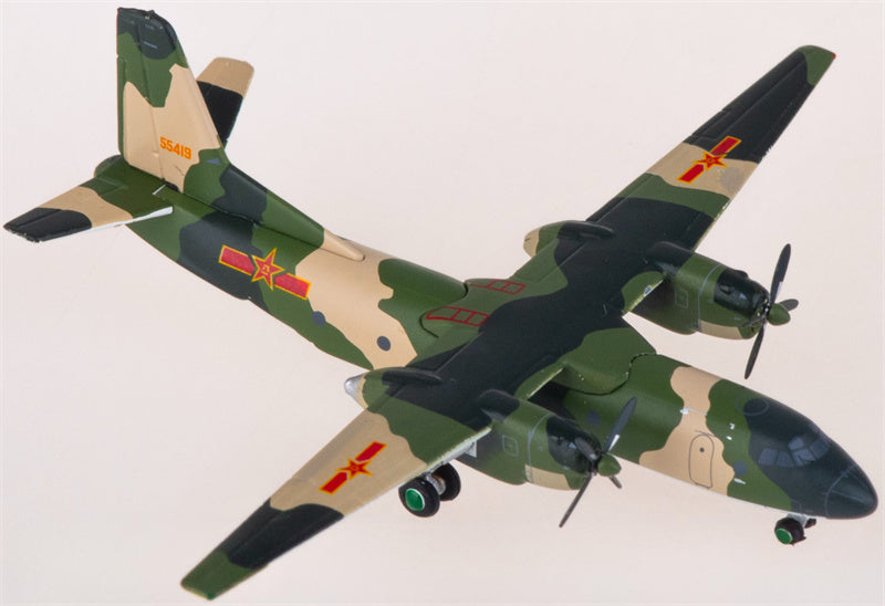Patriot PLAAF Xian Y-7 China Air Force 55419 1:400 Diecast Model view 2