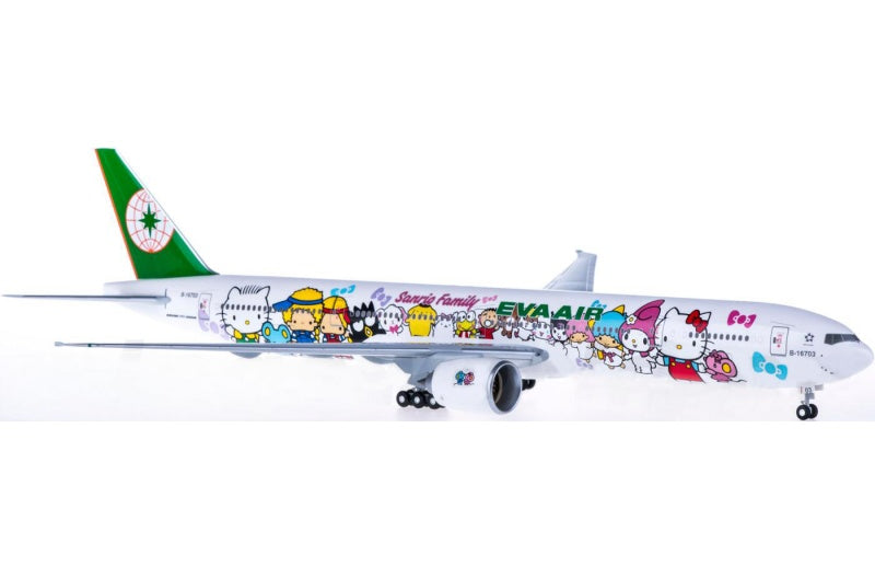 Hogan EVA Air Boeing 777-300ER B-16703 1:200 Aircraft PLUG-IN  Airliner Model Display