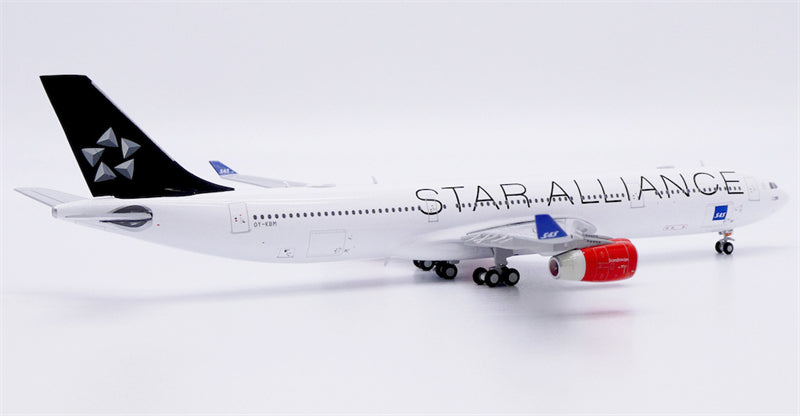 JC Wings 1:400 SAS Airbus A340-300 OY-KBM Diecast Model view 4