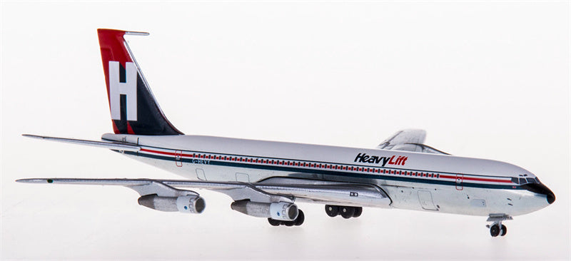 AeroClassics Heavylift Boeing 707-300F G-HEVY 1:400 Diecast Model view 1
