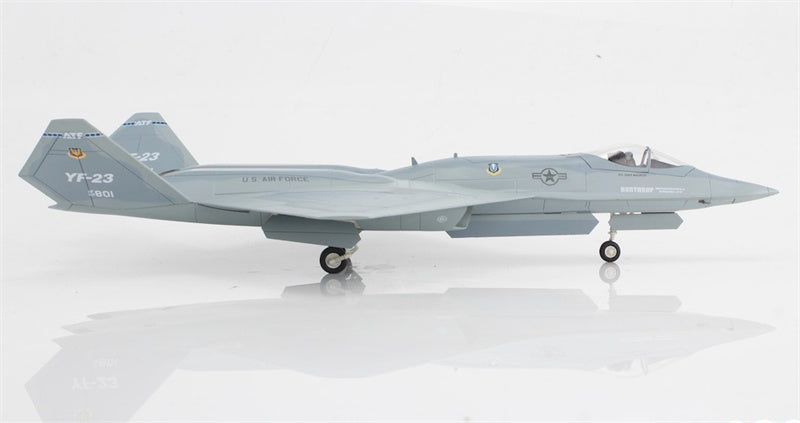 HOBBY MASTER YF-23 USAF Gray Ghost PAV-2 AF serial no. 87-0801 1990 (with 3 xAIM-120 2 xAIM-9) 1:72 Aircraft Pre-built Model