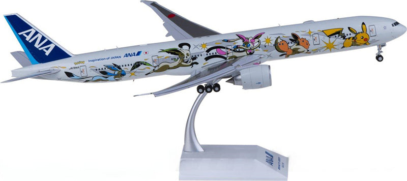 JC Wings ANA Boeing 777-300ER JA784A Flaps down 1:200 Aircraft Pre-built  Airliner Model Display