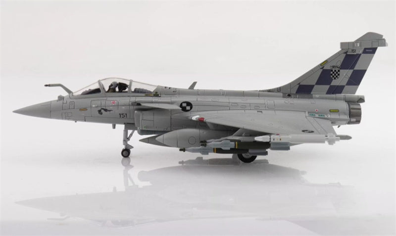 Hobby Master Rafale EC 151 Croatian Air Force France 2024 w/6 x GBU-12, 6 x AASM Hammer 4 x MICA 1:72 Airplane Pre-built Model