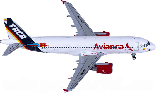 Geminijets Avianca Airbus A320 N567AV 1:400 Diecast Model view 1