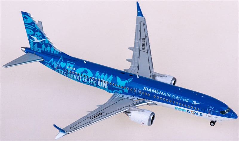 JC Wings XiamenAir Boeing 737 MAX 8 B-20CP 1:400 Diecast Model view 4