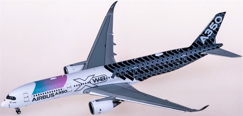 JC Wings Airbus A350-900XWB F-WWCF Flaps Down 1:400 Diecast Model view 1
