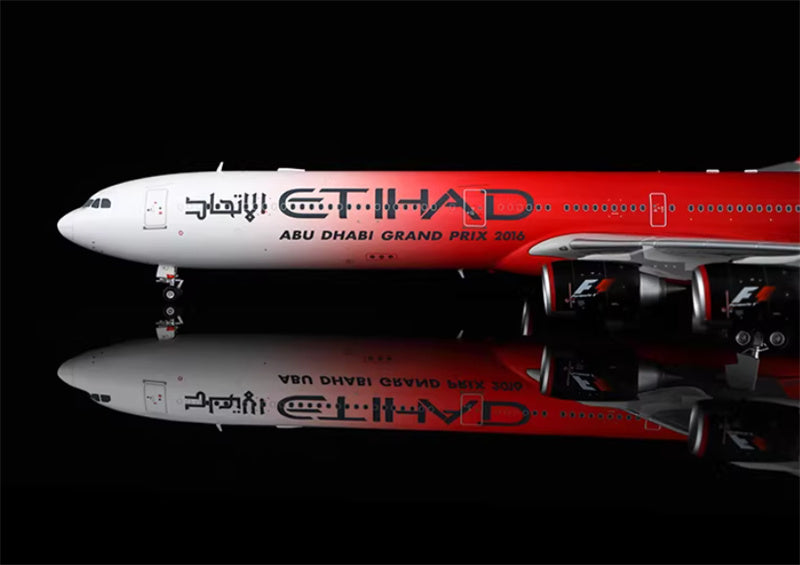 SQ Wings Etihad Airways Airbus A340-600 A6-EHJ 2016 1:200 Aircraft Model