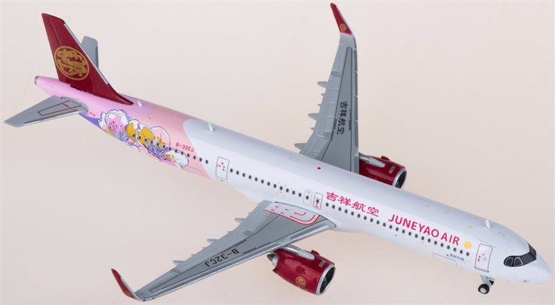 JC Wings Juneyao Airlines Airbus A321neo B-32CJ 1:400 Diecast Model view 4