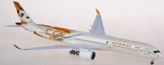 JC Wings Etihad Airways for Airbus A350-1000 A6-XWB 1:200 Airplane Pre-built  Airliner Model Display
