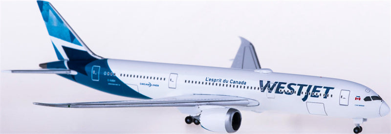 Herpa WestJet Boeing 787-9 Dreamliner C-GUDH The Spirit of Canada 1:500 Diecast Model view 2