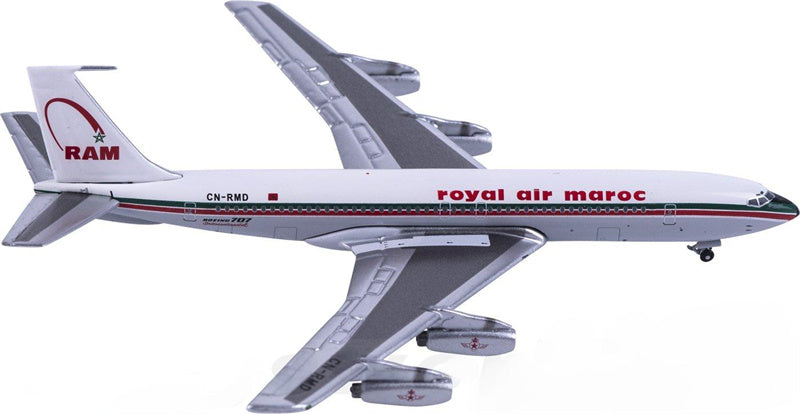 AeroClassics Royal Air Maroc Boeing 707-420 CN-RMD 1:400 Diecast Model view 4