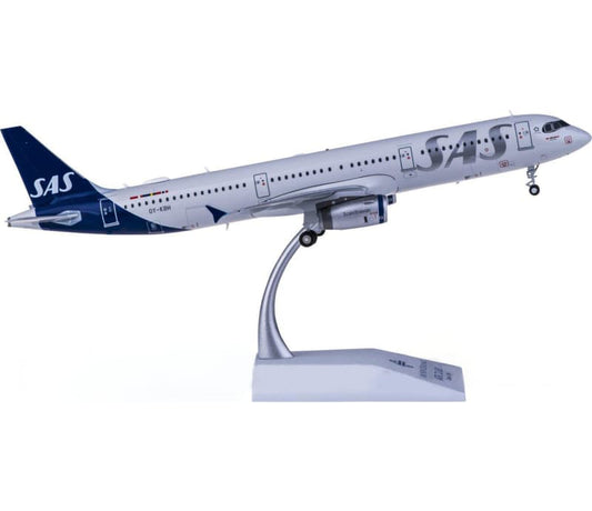 JC Wings SAS Airbus A321 OY-KBH 1:200 Aircraft Pre-built  Airliner Model Display