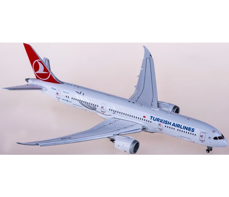 Geminijets Turkish Airlines Boeing 787-9 TC-LLO Flaps down 1:400 Aircraft Pre-built  Airliner Model Display