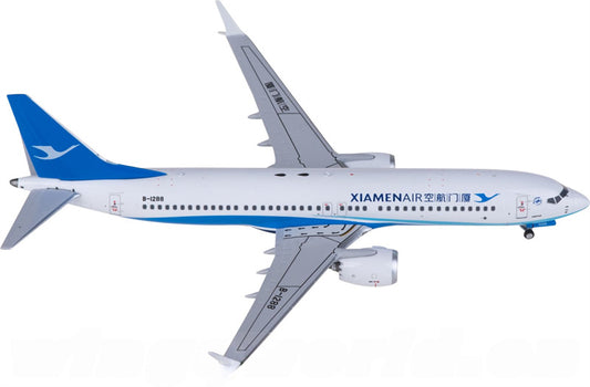NG Models XiamenAir Boeing 737 MAX 8 B-1288 1:400 Diecast Model view 1