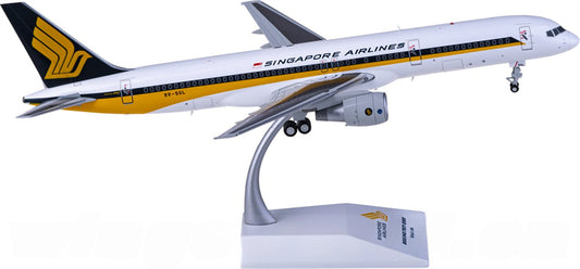 JC Wings Singapore Airlines Boeing 757-200 9V-SGL 1:200 Diecast Model view 1