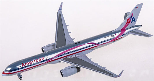 NG Models American Airlines Boeing 757-200 N664AA 1:400 Airplan Diecast Model view 1