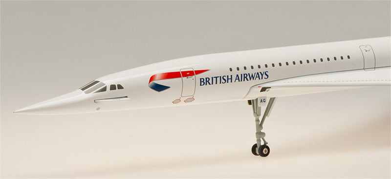 Hogan BRITISH AIRWAYS CONCORDE G-BOAG 1:200 Diecast Model view 3