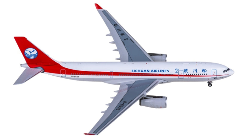 NG Models Sichuan Airlines for Airbus A330-200 B-6535 1:400 Aircraft Pre-built  Airliner Model Display