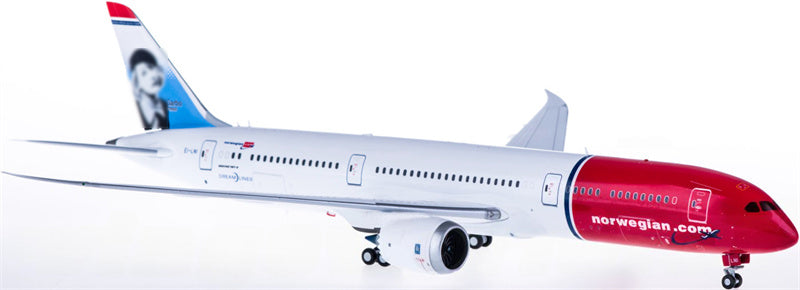 JC Wings Norwegian Air Shuttle Boeing 787-9 EI-LNI Greta Garbo 1:200 Diecast Model view 3
