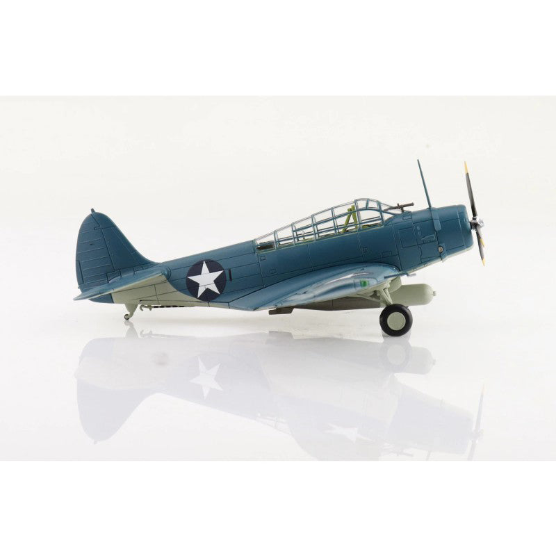 SkyMax USN TBD-1 Devastator Lt Cdr EE Lindsey VT-6 1:72 Model 1942 USS Enterprise Battle of Midway black 1