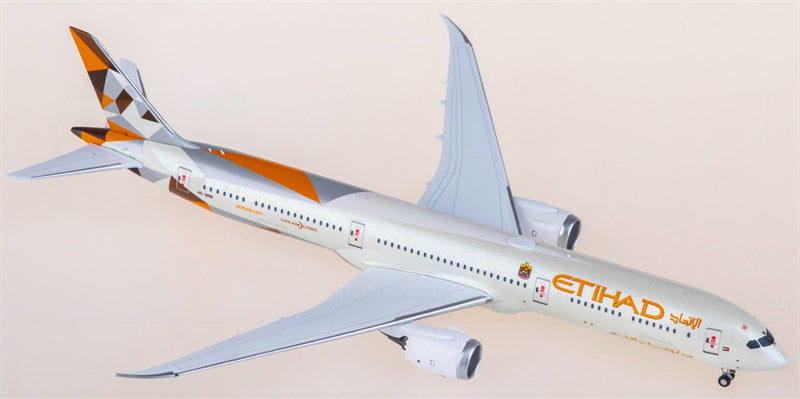 NG Models Etihad Airways for Boeing 787-10 Dreamliner A6-BMB 1:400 Airplane Pre-built  Airliner Model Display