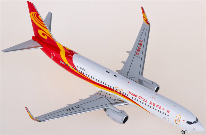 NG Models Grand China Air Boeing 737-800 B-5539 1:400 Diecast Model view 1